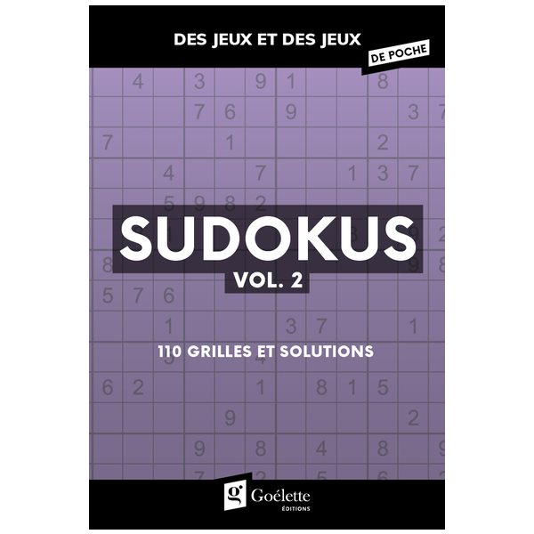 Sudokus vol. 2 : 110 grilles et solutions