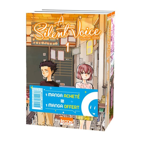 A silent voice : pack offre découverte volumes 1 et 2