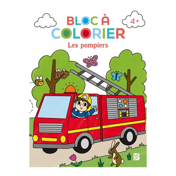 Bloc à colorier : Les pompiers