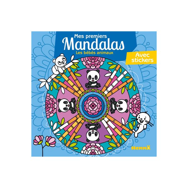 Mes premiers mandalas : Les bébés animaux : Avec stickers