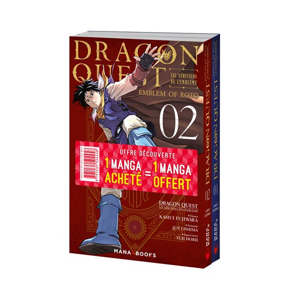 Pack découverte Dragon Quest les héritiers de l'emblème : T01 & T02