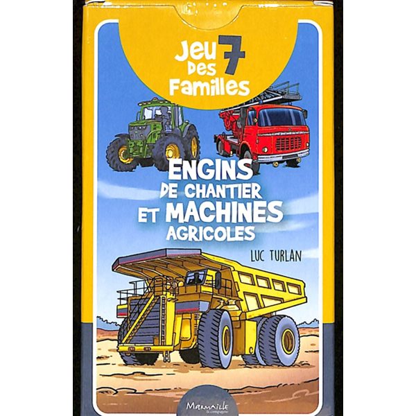 Engins de chantier et machines agricoles : jeu des 7 familles