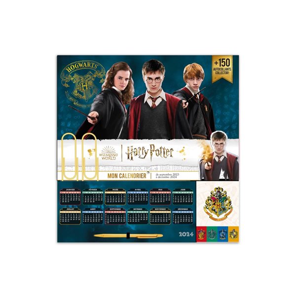 Mon calendrier organiseur Harry Potter 2023-2024