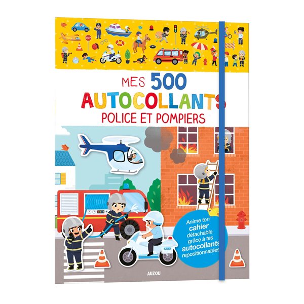 Mes 500 autocollants police et pompiers