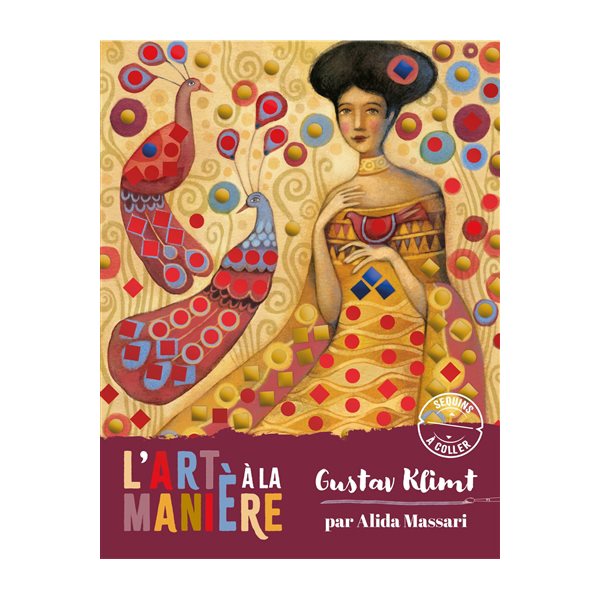 Gustav Klimt : sequins à coller, L'art à la manière