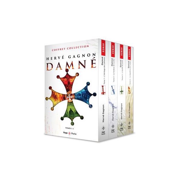 Coffret Damné, Damné, 4 tomes