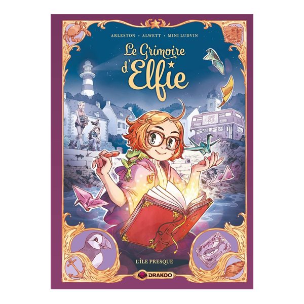 L'île presque, Tome 1, Le grimoire d'Elfie