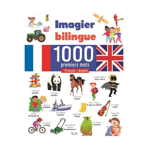 Imagier bilingue français-anglais : 1.000 premiers mots, Imagier bilingue