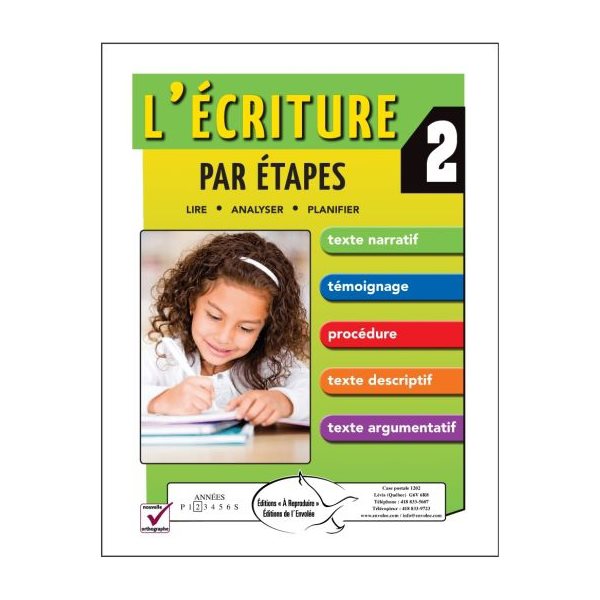 L'écriture par étapes