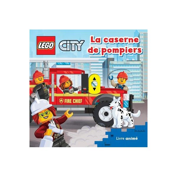 La caserne de pompiers : livre animé, Lego City