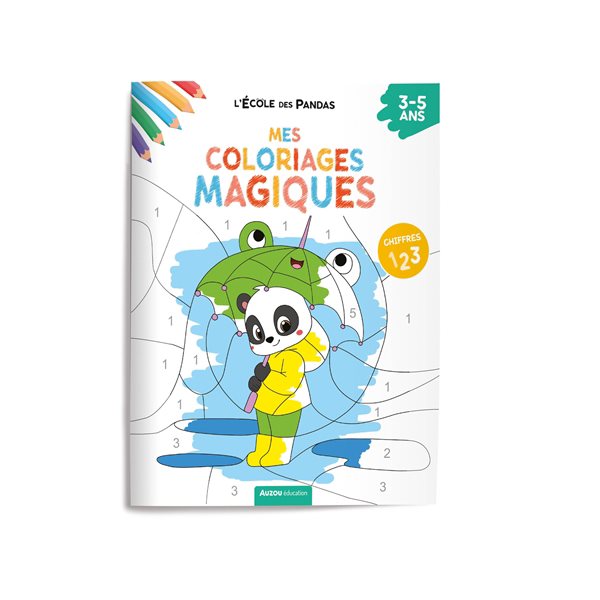 L'école des pandas : mes coloriages magiques : les chiffres