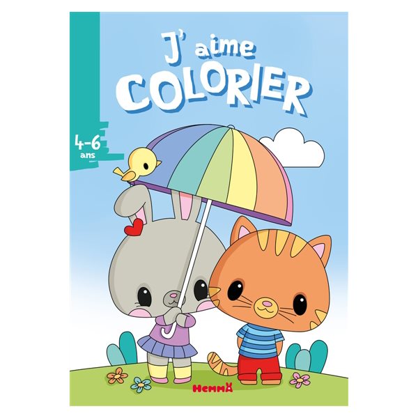 J'aime colorier (4-6 ans) (Lapine et chat)