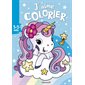 J'aime colorier (3-5 ans) (Licorne sur fond bleu)