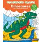 Coloriages malins : dinosaures : lettres et nombres, 5-6 ans, grande section, Coloriages malins