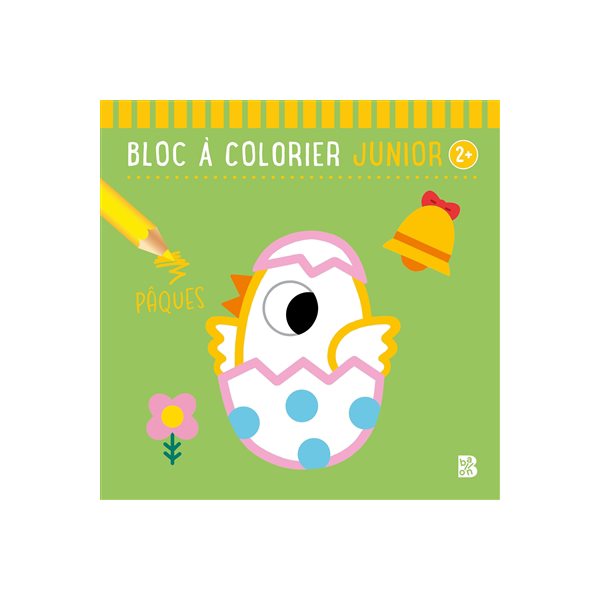 Bloc à colorier junior 2+ : Pâques, Bloc à colorier junior