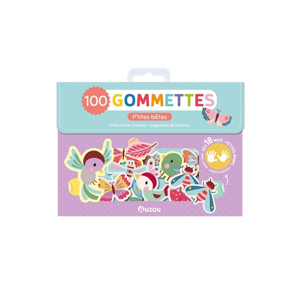 P'tites bêtes : 100 gommettes