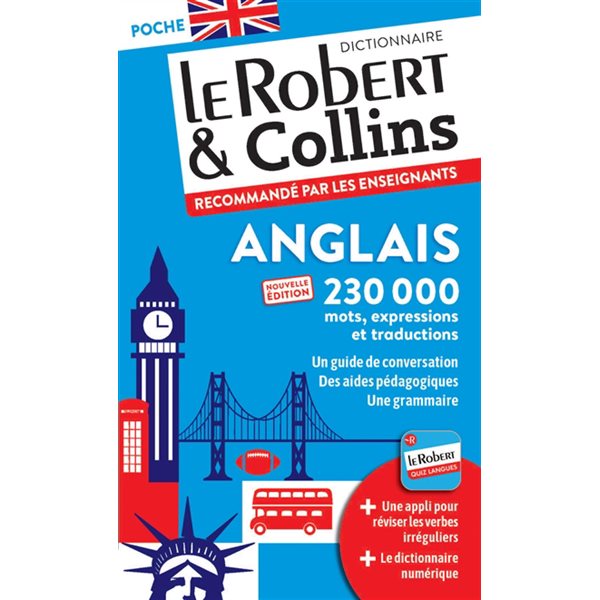 Le Robert & Collins anglais poche : français-anglais, anglais-français, Le Robert & Collins. Poche 2025