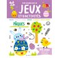 Pâques : énigmes, cherche et trouve, sudokus, coloriages, jeux de crayons, Mon grand bloc de jeux et d'activités