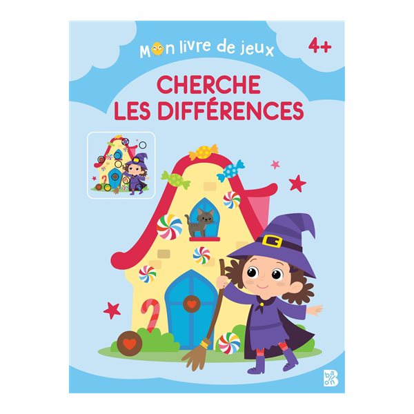 Cherche les différences 4+, Mon livre de jeux