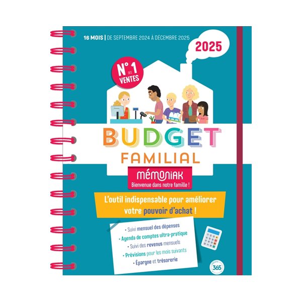Budget familial 2025 : 16 mois, de septembre 2024 à décembre 2025 : l'outil indispensable pour améliorer votre pouvoir d'achat !, Le Mémoniak