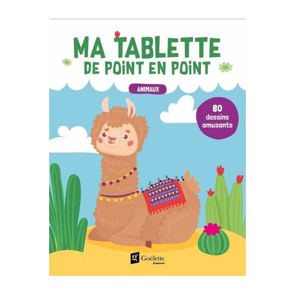 Ma tablette de point en point - animaux : 80 dessins amusants