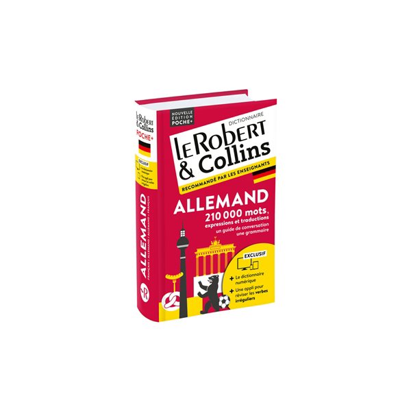 Le Robert & Collins allemand poche + : français-allemand, allemand-français, Le Robert & Collins. Poche +