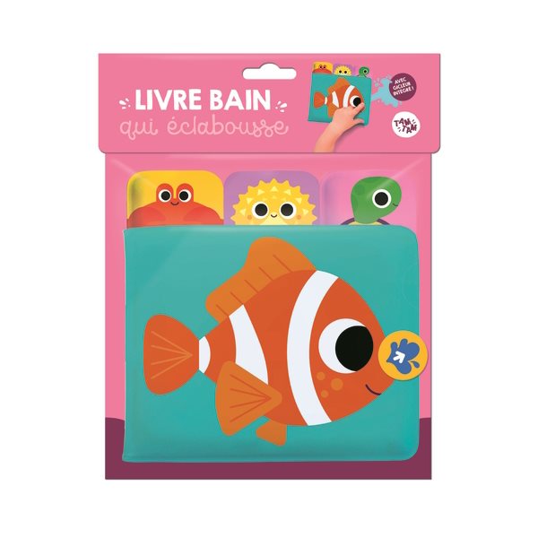 Poisson : livre bain qui éclabousse