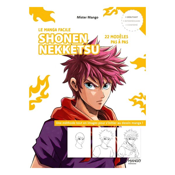 Shonen nekketsu : 22 modèles pas à pas : une méthode tout en images pour s'initier au dessin manga !, Le manga facile