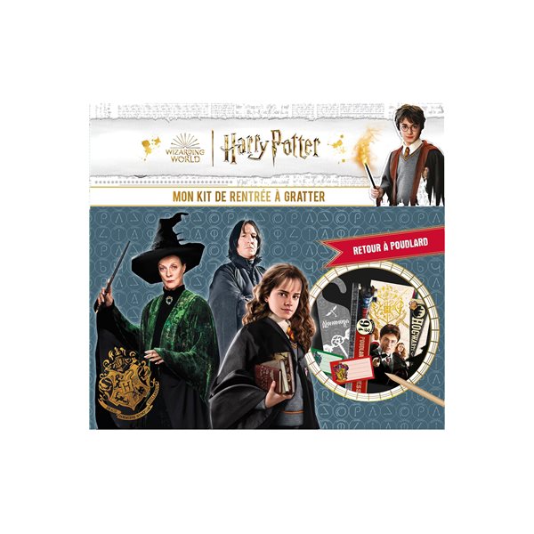 Harry Potter : mon kit de rentrée à gratter : retour à Poudlard