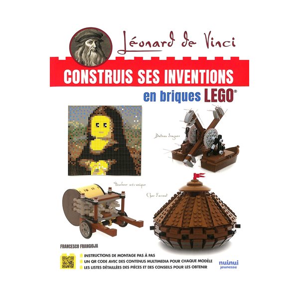 Léonard de Vinci : construis ses inventions en briques Lego