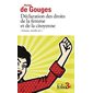 Femme, réveille-toi ! : déclaration des droits de la femme et de la citoyenne : et autres écrits, Folio. 2 euros, 5721