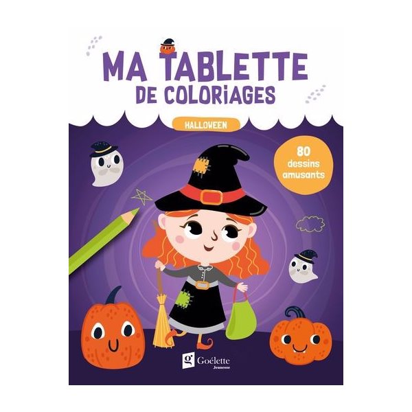 Ma tablette de coloriages - Halloween : 80 dessins amusants