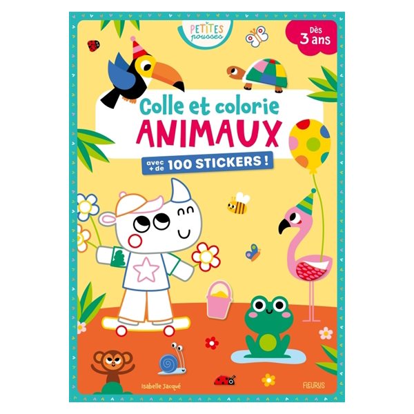 Animaux : colle et colorie, Petites pousses