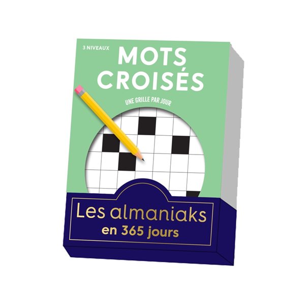 Mots croisés : une grille par jour : 3 niveaux