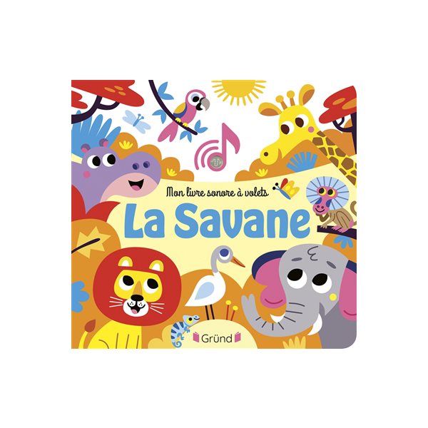 La savane, Mon livre sonore à volets