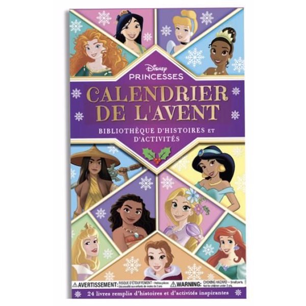 Disney Princesses - Calendrier de l'Avent : Bibliothèque d’histoires et d’activités