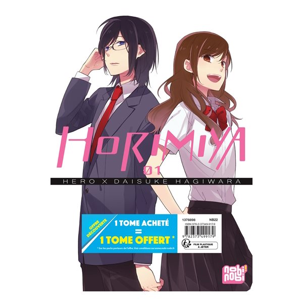 Horimiya : pack offre découverte T01 et T02