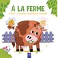 A la ferme : 1 livre + 3 puzzles magnétiques évolutifs