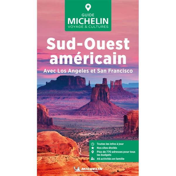 Sud-Ouest américain : avec Los Angeles et San Francisco, Le guide vert