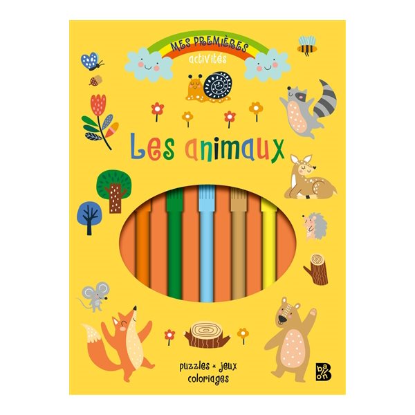 Les animaux : puzzles, jeux, coloriages, Mes premières activités