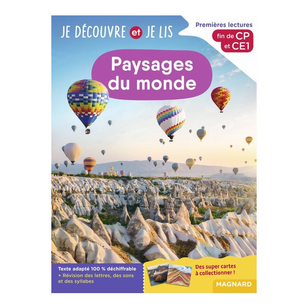 Paysages du monde : premières lectures, fin de CP et CE1, Je découvre et je lis