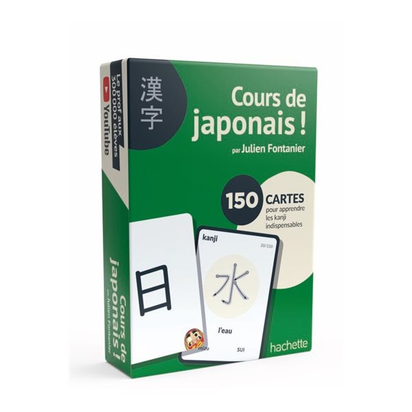 Cours de japonais ! : 150 cartes pour apprendre les kanji indispensables