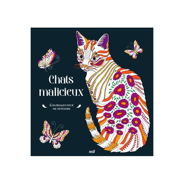 Chats malicieux, Coloriages pour me détendre