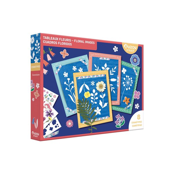 Mon coffret d'artiste : tableaux fleuris