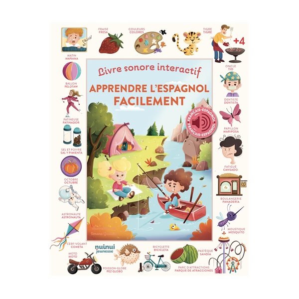 Apprendre l'espagnol facilement, Livre sonore interactif