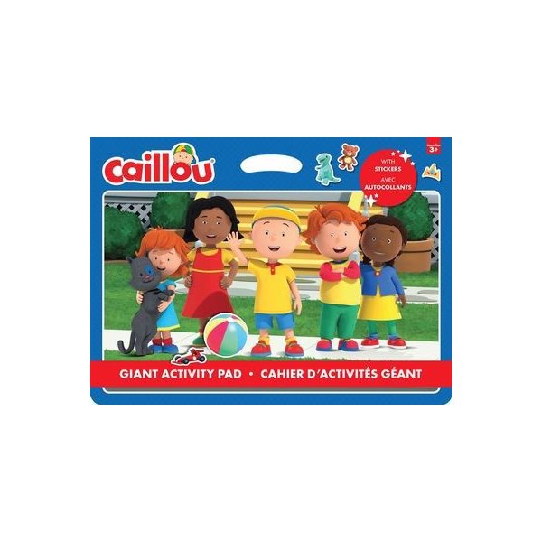 Caillou 3D - cahier activité géant + autocollant