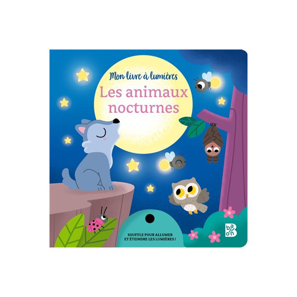 Les animaux nocturnes, Mon livre à lumières