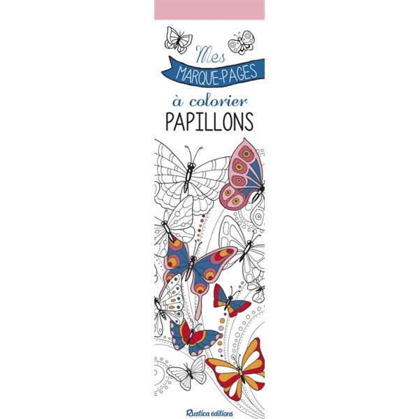 Papillons : mes marque-pages à colorier