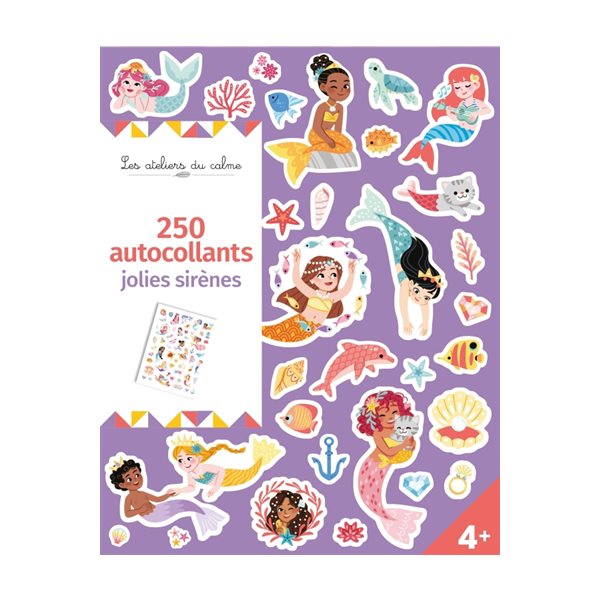 250 autocollants : jolies sirènes