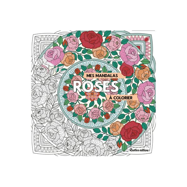 Mes mandalas roses à colorier